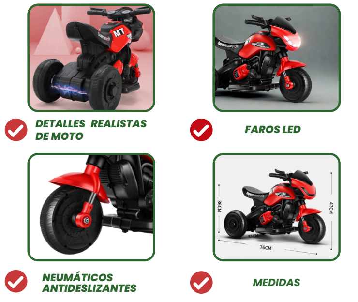 Trimoto Deportiva infantil