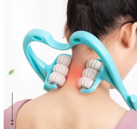 Masajeador De Cuello Con Rodillo